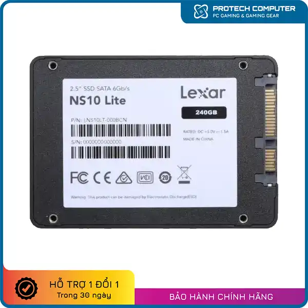 Ổ cứng SSD 240GB Lexar NS10 Lite 2.5-Inch SATA III